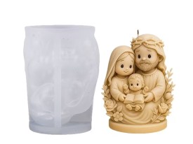 Molde silicona Sagrada Familia infantil